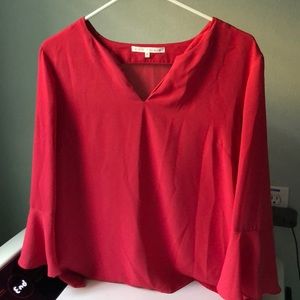 Blouse red pink color